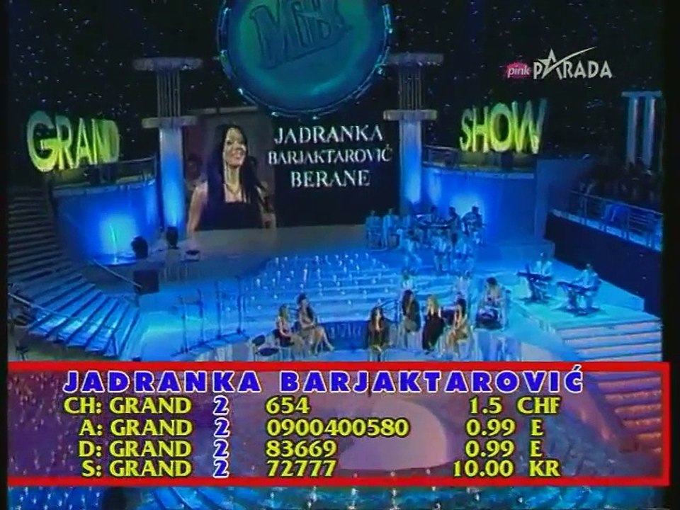 Jadranka Barjaktarovic - Trula visnja (ZG 2005)