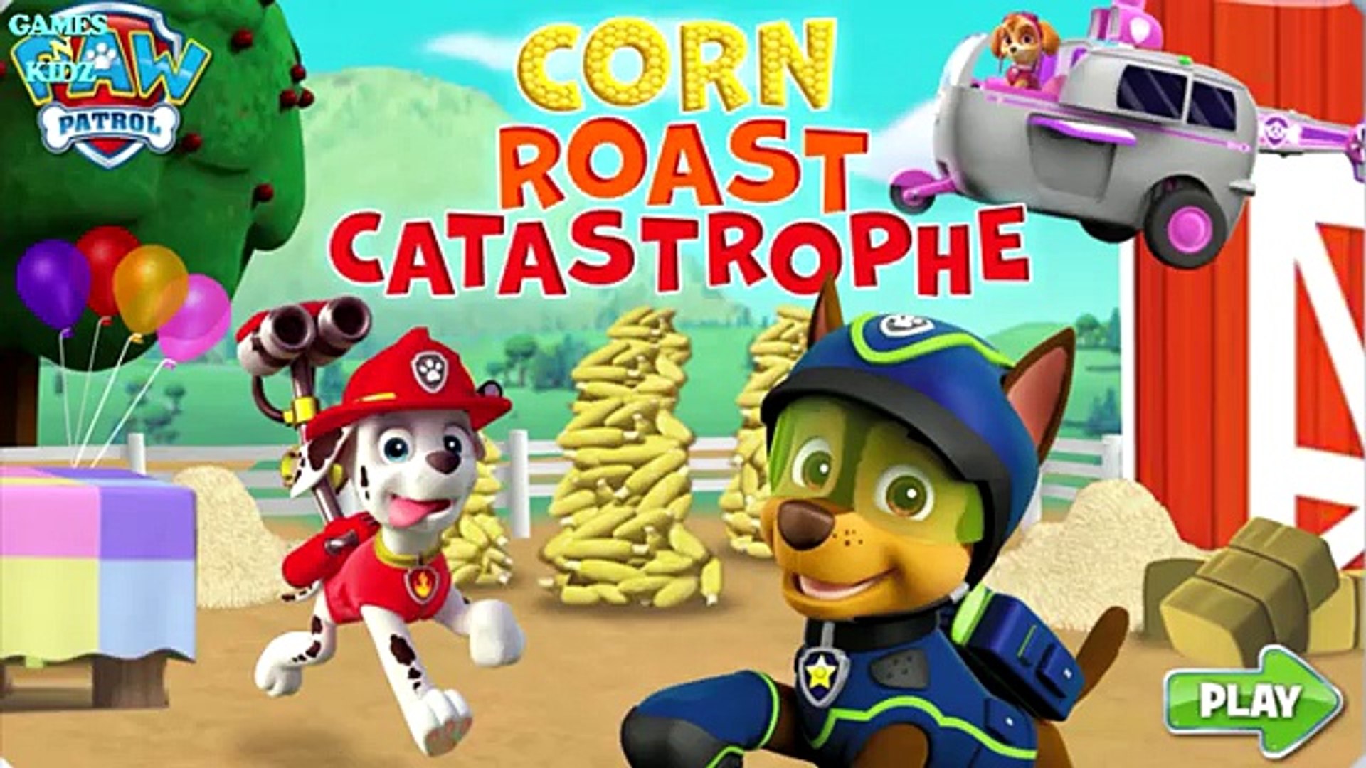 Paw Patrol Corn Roast Catastrophe BLAZE and THE MONSTER MACHINES Tune Up  (Nick JR Games)