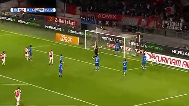 Klaas-Jan Huntelaar Goal HD - Ajax 1-0 Zwolle - 09.09.2017