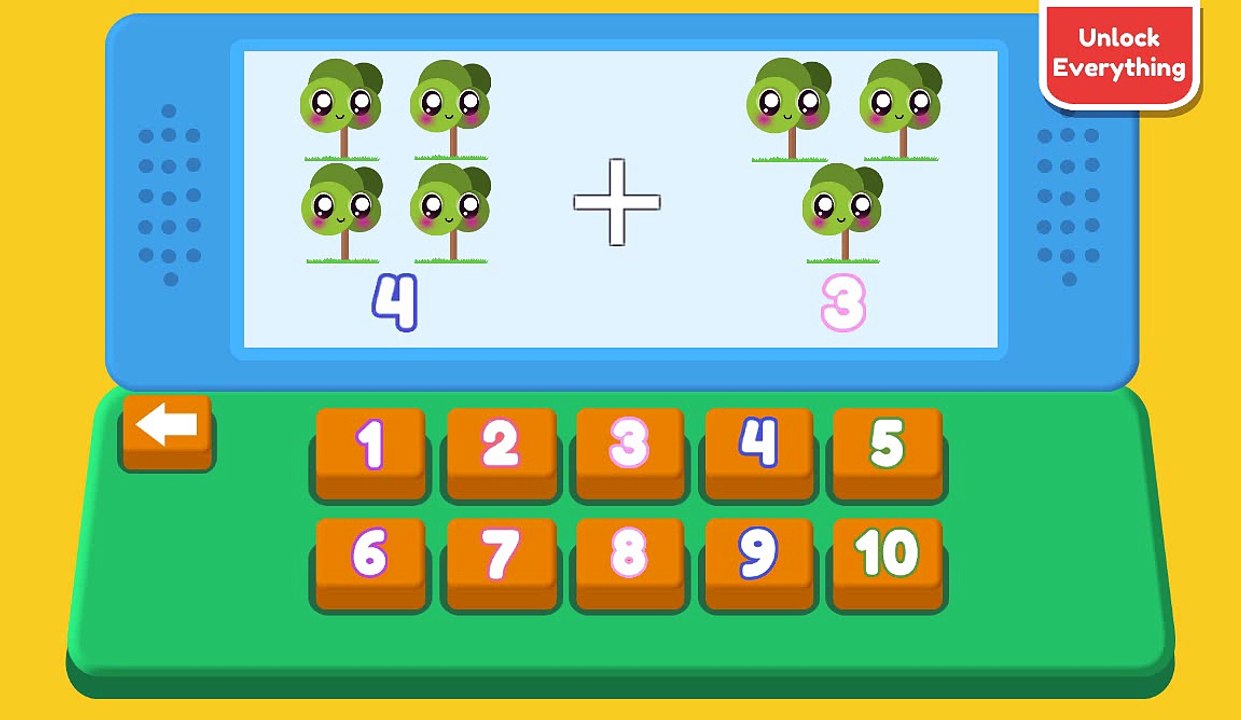 Kid number - endless numbers counting 1 to 10 - learn 123 number for kids