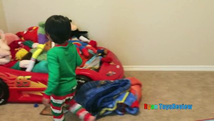 BAD KID Ryan Open Christmas Presents Early Kids Prank! Trade McDonald Foods for Toys with