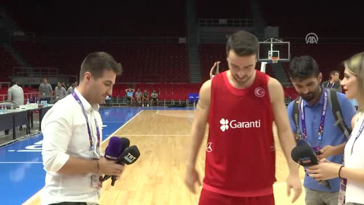A Milli Basketbol Takımı, İspanya Maçına Hazır - Melih Mahmutoğlu - Barış Hersek - İstanbul