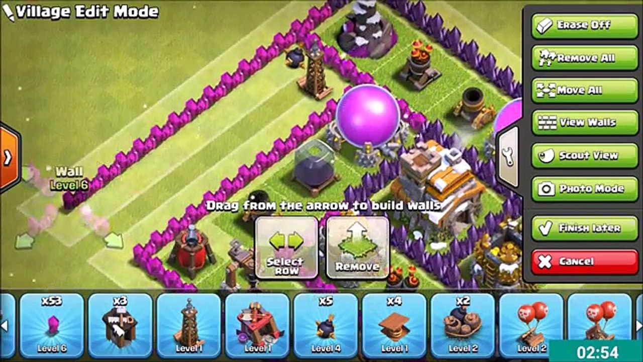 Base de les meilleures la défense salle niveau niveau ville trophée ultime imbattable guerre Th7 coc 7