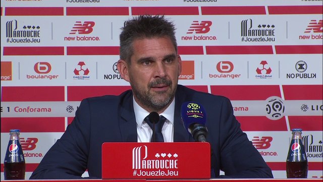 Conférence de presse de Jocelyn Gourvennec après Lille - Bordeaux