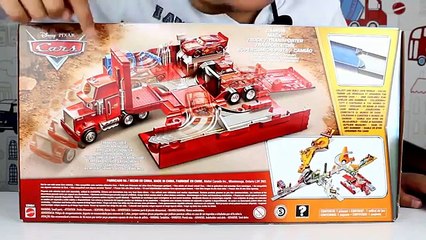 DISNEY CARS MACK TRANSFORMING TRUCK PLAYSET STORY SETS CONNECT & PLAY LIGHTNING MCQUEEN