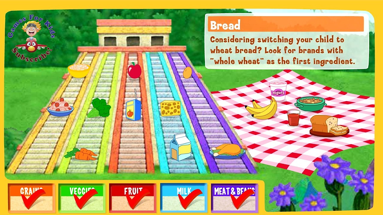 Dora the Explorer - Dora's Do Together Food Pyramid - Games for Kids