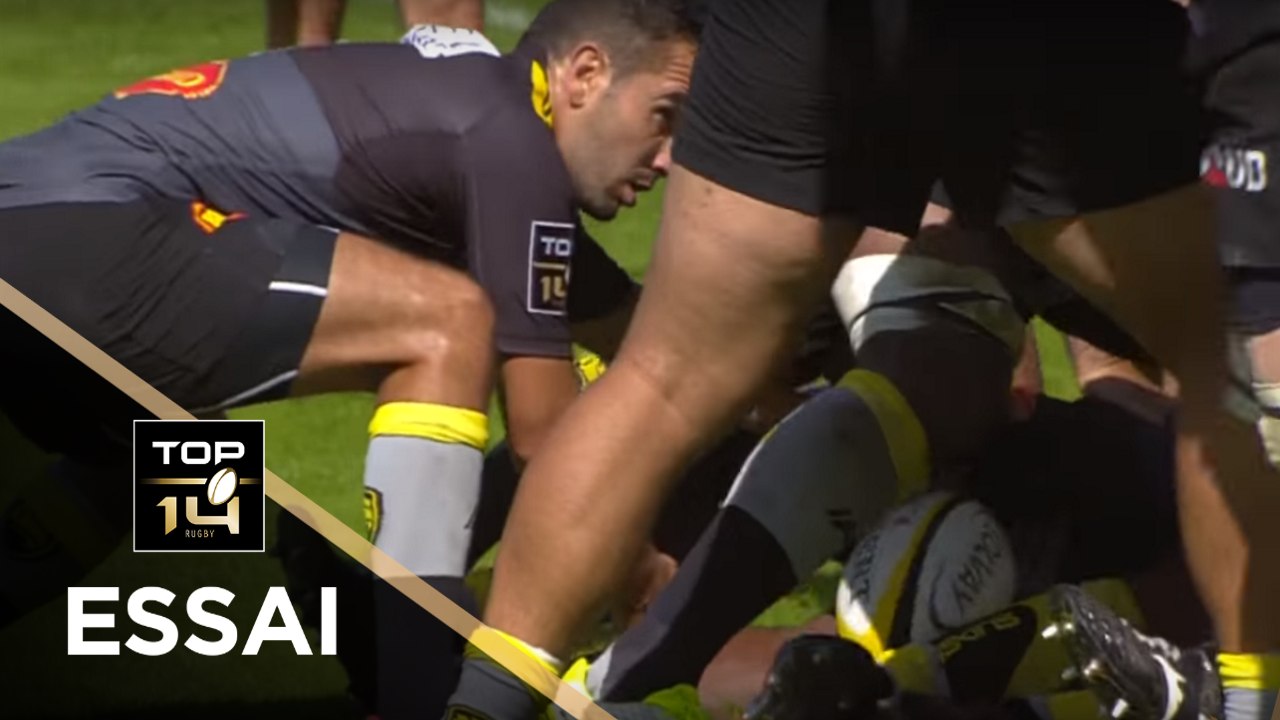 TOP 14 - Essai Alexis BALES (SR) - La Rochelle - Clermont - J3 - Saison 2017/2018