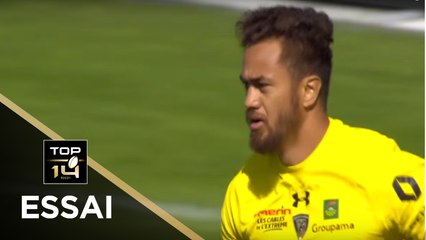 TOP 14 - Essai Peter BETHAM (ASM) - La Rochelle - Clermont - J3 - Saison 2017/2018