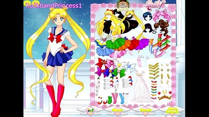 Sailor Moon Games - Sailor Moon Dress Up Game - Free Online Games For Girls and Kids