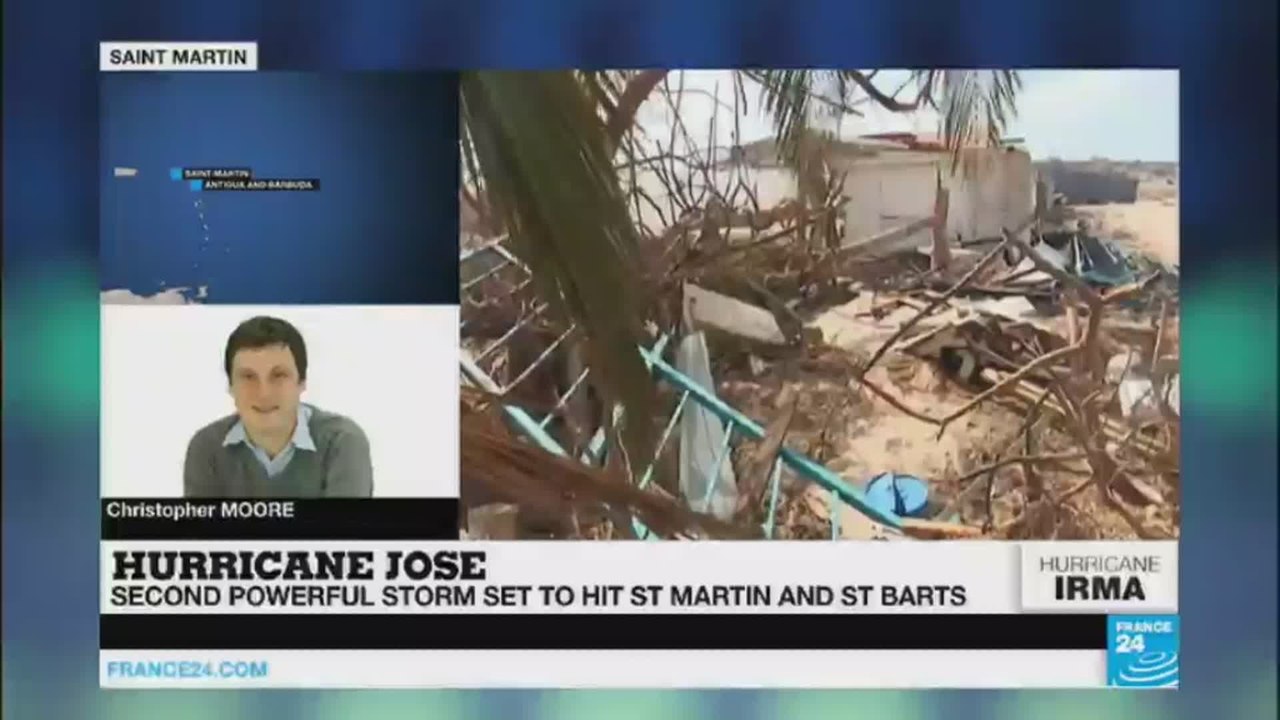 Hurricane Irma: Hurricane José set to hit St Martin and St Barthelemy