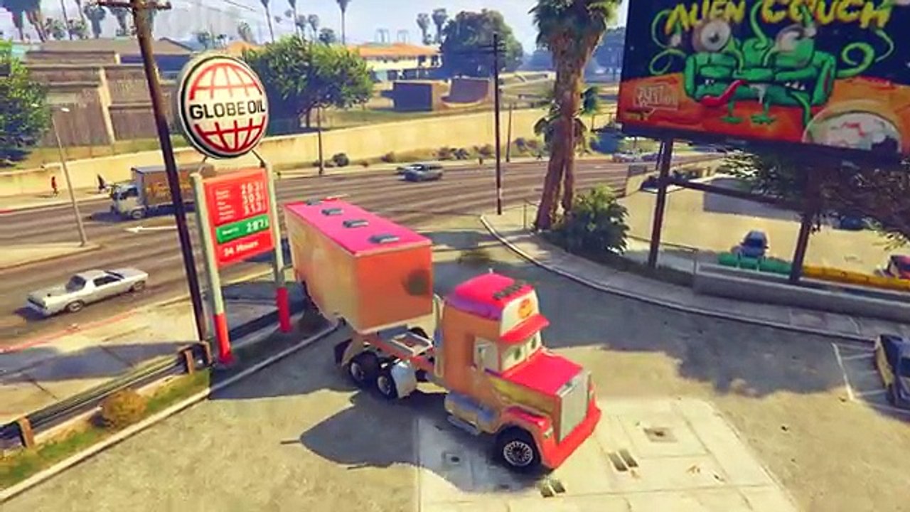 Disney Pixar Cars Mack Truck Hauler Disney Cars Lightning Mcqueen Disney Truck Car Carry C