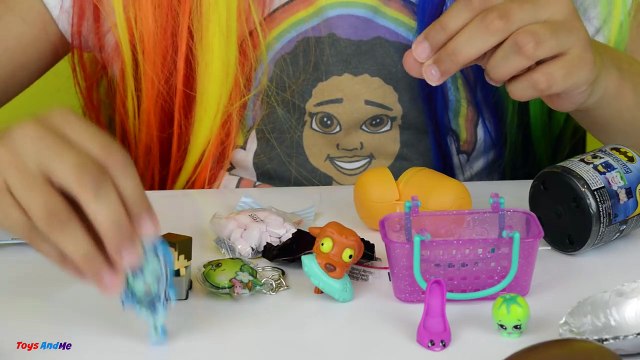 2 Giant Balloon Toy Surprise Minecraft Monster High Kinder Surprise Eggs Shopkins Mashems