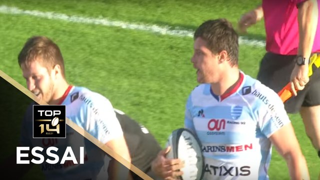 TOP 14 - Essai Henry CHAVANCY (R92) - Brive - Racing 92 - J3 - Saison 2017/2018