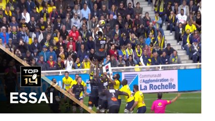 TOP 14 - Essai Victor VITO (SR) - La Rochelle - Clermont - J3 - Saison 2017/2018