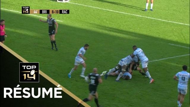 TOP 14 - Résumé Brive-Racing 92: 6-25 - J3 - Saison 2017/2018