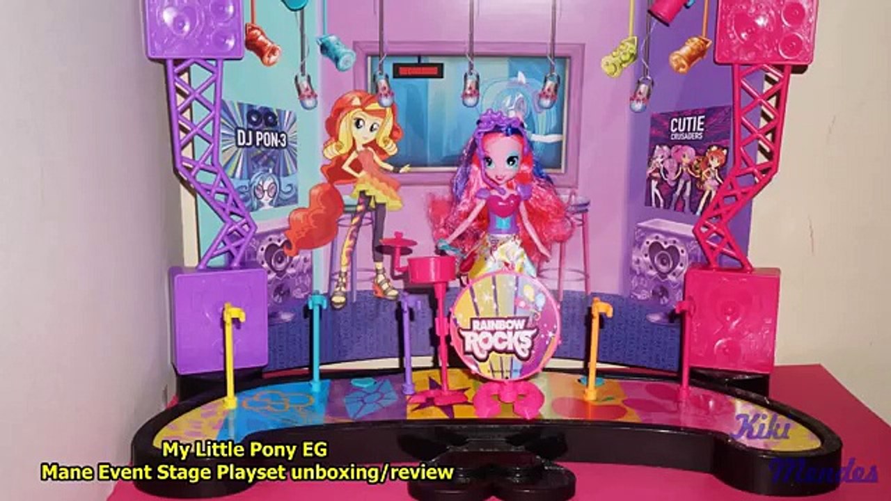 My Little Pony Equestria Girls Rainbow Rocks Mane Event Stage - Review and Unboxing