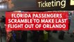 Watch: Florida passengers scramble to make last flight out of Orlando before Irma strikes