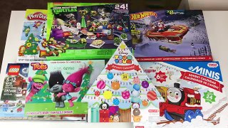 Avènement calendrier des voitures chaud jouets Entrainer roues surprise thomas disney tsum tsum lego playdoh k