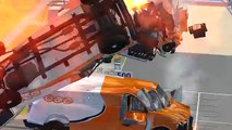 Para Rally de juegos de carreras de choque chicos de dibujos animados 3D sobre los coches de rally clase coches