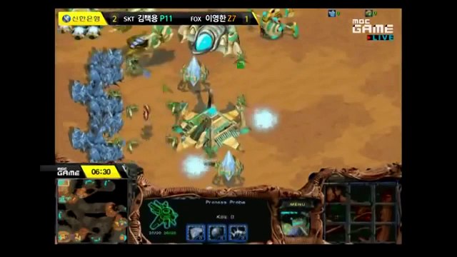 김택용 vs 이영한 비수류!! 기적의 혁명가를 탄생시킨 저그전 완성형 빌드 Bisu vs Shine 스타크래프트 명경기