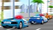 Cars & Trucks Cartoons - The Police Car | Emergency Vehicles Cartoon Part 3