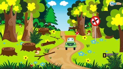 Construction Trucks: The Yellow Truck & Dump Truck & Crane - Cars & Trucks Cartoon for kids