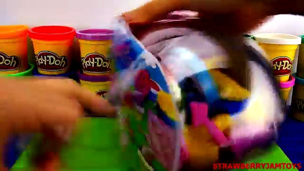 Peppa Pig Play Doh Cupcake Set How to Make Peppa Pig Cupcakes StrawberryJamToys HobbyPig +