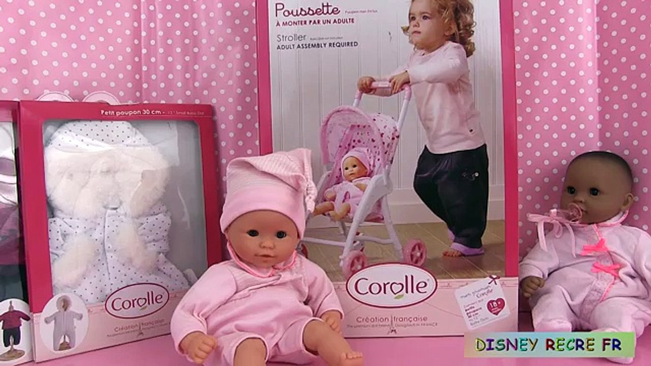 Corolle Mon Premier Poussette Poupon Baby Doll Stroller Vêtements Accessoires Salut tout l