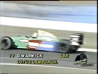 Gran Premio del Giappone 1990: Ritiro di Warwick