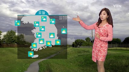 [날씨] 오늘 중부 비, 남부 여름 더위...밤부터 황사 / YTN