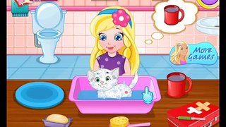 Bébé blanc minou Jeu vidéo pour enfants amusement bébé des jeux soins des jeux animal de compagnie des jeux