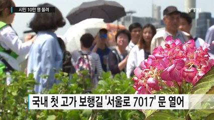 서울로 7017..."도심 공중정원 함께 걸어요" / YTN