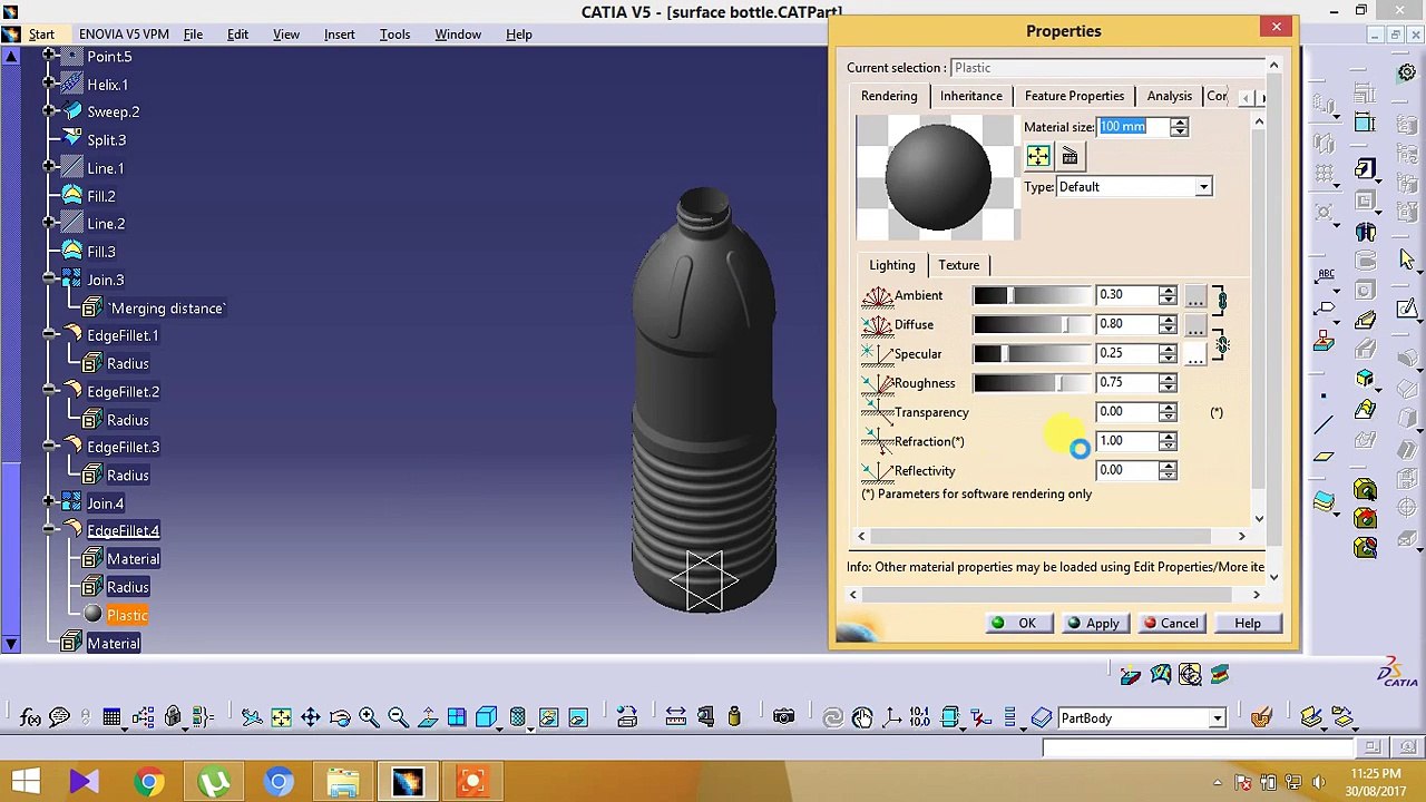 CATIA V5 appearance setting_HD