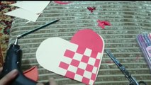 How to Make Twisted Heart Card - Valentines Day Card - Tutorial .