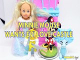 MINNIE MOUSE WANTS EVI LOVE CASTLE MICKEY YELLOW RANGER LAVOONIA THE GLIMMIES, SABAN'S POWER RANGERS , DISNEY ,  TOYS PL