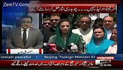 Chaudhary Nisar About Maryam Nawaz