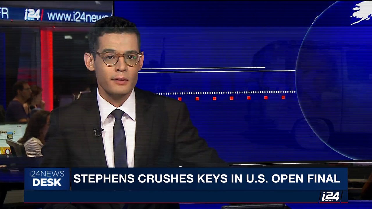 i24NEWS DESK | Stephens crushes keys in U.S. open final | Sunday, September 10th 2017