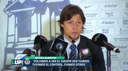 Matías Almeyda en conferencia de prensa