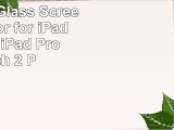 TANTEK AntiGlare 9H Tempered Glass Screen Protector for iPad Air  Air 2  iPad Pro