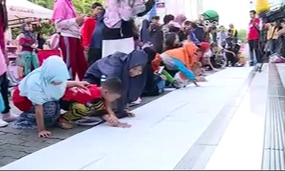 Gerakan Cap Tangan oleh Anak-anak untuk Rohingya
