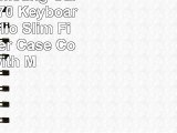 Infiland Samsung Galaxy Tab A 70 Keyboard Case Folio Slim Fit PU Leather Case Cover with