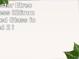 2 Pack iPad 2  3  4 Screen Protector Etrech 9H Hardness 026mm HD Tempered Glass for