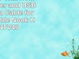 ANiceSeller Wall Home AC Charger and USB SYNC Data Cable for Barnes  Noble Nook HD 7