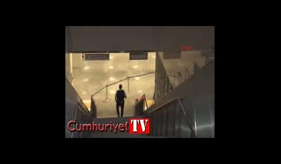 Yenikapı metro istasyonunda dehşet anları