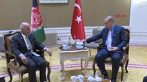 Cumhurbaşkanı Erdoğan, Afganistan Cumhurbaşkanı Gani ile Görüştü