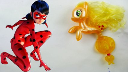 Miraculous Ladybug Mermaid Seapony Custom with My Little Pony Applejack Seapony