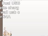 iTechnology UL CERTIFIED 2 in 1 Dual USB Car cigarette charger and AC wall usb charger