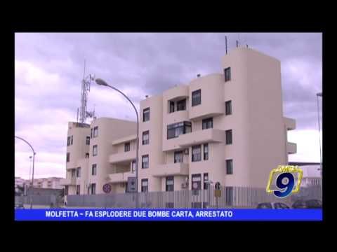 MOLFETTA | Fa esplodere due bombe carta, arrestato