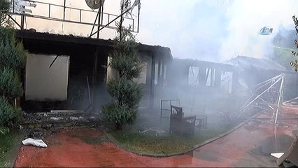 Gaziosmanpaşa Gençlik Parkı'nda Yangın