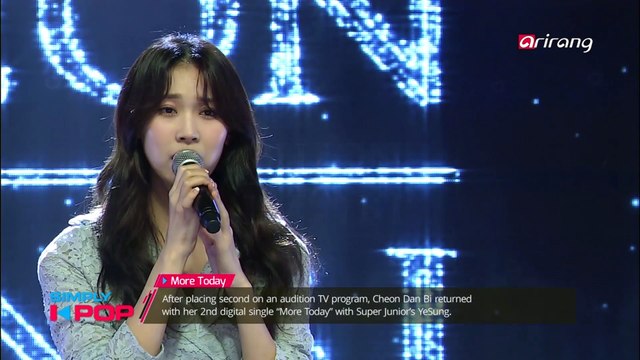 [Simply K-Pop] Cheon Dan Bi(천단비) _ More Today(오늘따라 조금 더) _ Ep.281 _ 090817